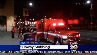 Man Stabbed On LA Subway