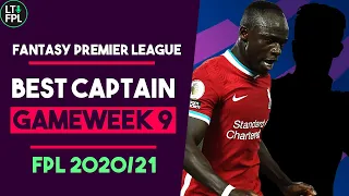 Best FPL Captain Gameweek 9 | Fantasy Premier League Tips 2020/21