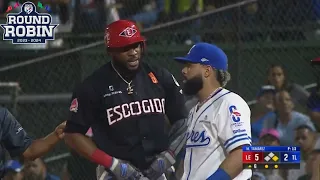 Resumen: Leones del Escogido VS Tigres del Licey Round Robin (14/01/2024)