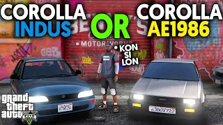 SAQIB BHAI SEARCHING FOR NEW CAR | TOYOTA COROLLA INDUS OR COROLLA AE1986 | GTA 5 GAMEPLAY