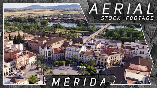 Mérida ● Spain 🇪🇸 | 4K Aerial Drone Stock Footage