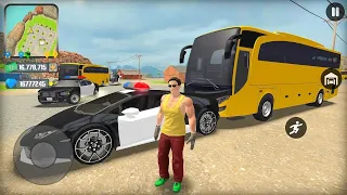 Go to Town 6 - Police Car, Transport Bus & Bike Driving in Open World Game - Android Gameplay