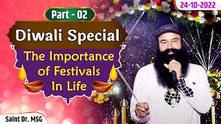 Diwali Special Live with Saint Dr. MSG | 24th October 2022 | Barnawa, UP