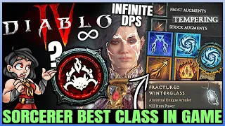 Diablo 4 - Sorcerer Wins Season 4 - New Best HIGHEST DAMAGE Build & INSANE New Tempering Guide!