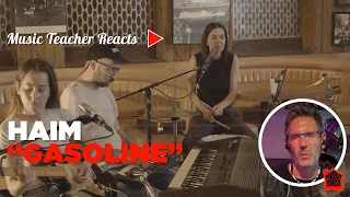 Music Teacher Reacts to Haim "Gasoline" | Music Shed #26