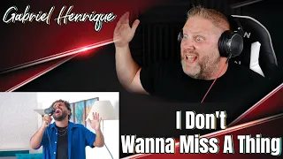 Gabriel Henrique - I Don't Wanna Miss a Thing (Cover Aerosmith) | REACTION