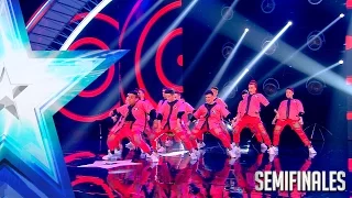 'Progenyx' gets to the final! Amazing energetic dance | Semifinals 3 | Spain's Got Talent 2017