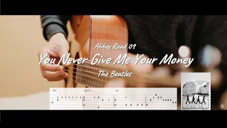 You Never Give Me Your Money - The Beatles (Abbey Road #09) [Free TAB] ( Fingerstyle Guitar Solo )
