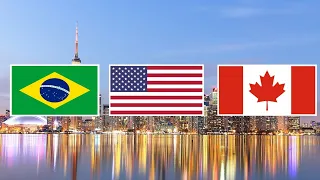 Os 10 Países Mais Ricos da América | PIB PPC 2020 (FMI)