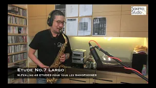 〈 Etude No.7 〉from 48 ETUDES / W.Ferling / Saxophone Classique 🎻