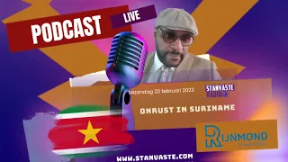 Frans Pinas Radio Stanvaste en RTV Rijnmond: "Onrust in Suriname"