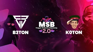 MSB LAN Döntő - B3TON vs K0TON