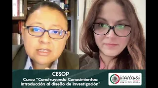 EN VIVO / Curso “Construyendo Conocimiento. Introducción al Diseño de Investigación”