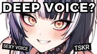 Shiori's sexy deep voice makes chat going crazy