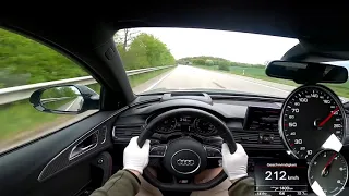 Audi A6 C7 3 0 BiTDI Competition TOP SPEED NO LIMIT AUTOBAHN