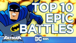 Batman: The Brave and the Bold | Batman's Top 10 EPIC Battles! | @dckids