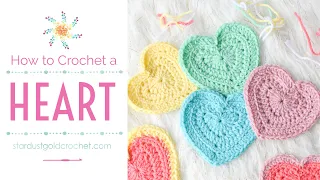 How to Crochet a Heart for Beginners | Easy Crochet Heart Tutorial
