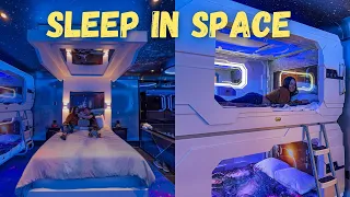 Space Room with Pods Tour at Fantasyland Hotel - West Edmonton Mall 2022 | SB