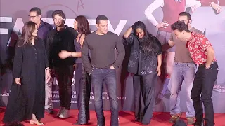 Salman Khan Cute Family Man Momentz With Arpita Sohail Aayush At Neice Alizah's Movie Launch