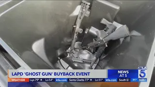 LAPD hosts 'ghost gun' buy-back event