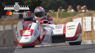 Crazy sidecar antics at FOS