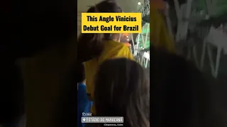 Vinicius debut GOAL for Brazil #vini #shorts #debut #brazil #goals