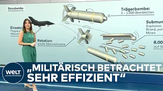 INTERNATIONAL GEÄCHTETE WAFFEN: So funktionieren die umstrittenen Streubomben