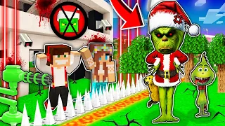 NAJLEPIEJ ZABEZPIECZONY DOM PRZED GRINCH W MINECRAFT?! GPLAY & LUMI