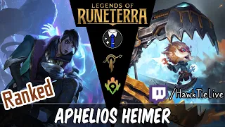 Aphelios Heimer: Best Heimer Deck to Masters! | Legends of Runeterra LoR