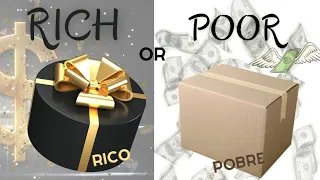 ESCOLHA SEU PRESENTE🎁 Rico💰 ou pobre 💸? CHOOSE YOUR GIFT 🎁 ELIGE TU REGALO 🎁