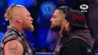 Brock Lesnar regresa y le dice a Reigns que Paul Heyman lo traiciono - Smackdown 10/09/2021 Español