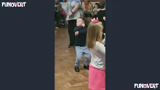 Kid dancing like spider-man (tobey maguire)