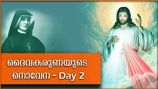 ദൈവകരുണയുടെ നൊവേന | Day 2 | Divine Mercy Novena Malayalam | Karunayude Novena Malayalam |