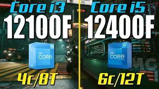 Intel Core i3 12100F Vs Intel Core i5 12400F Overview | Gaming Performance