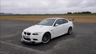 BMW M3 e92 - small donut around next 2 BMWs..:))