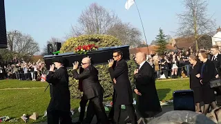 Keith Flint Prodigy. .Church  Funeral procession