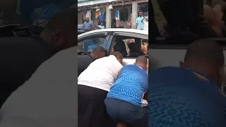 Fijian Navy  lifting a car like heros