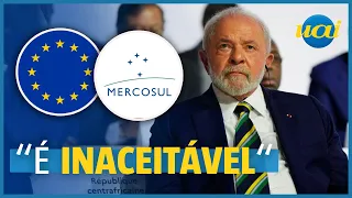 Em discurso na Cúpula do Mercosul, Lula volta a criticar termos da UE