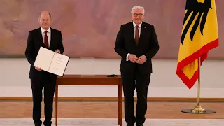 Steinmeier ernennt Scholz zum Bundeskanzler | AFP