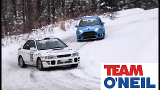 2016 Ford Focus RS vs Subaru STI Powered Rally Car