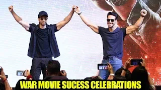 Hrithik Roshan & Tiger Shroff's ZABARDAST MACHO ENTRY Togther At WAR Movie Sμcess Celebrations