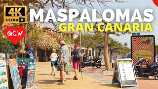 MASPALOMAS Gran Canaria April 2024 HOT DAYS 🔴Faro to Oasis Boulevard Shopping