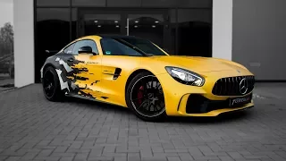 fostla.de - Unser CAMO-Sunflower-Matt Design! - AMG GT-R 2017 mit MEGA SOUND