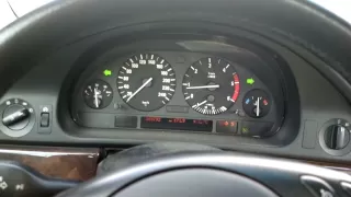 BMW E39 530d 0-100 (gearbox in sport mode)