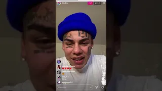 6ix9ine On IG Live with Trippie Redd and Akademiks FULL