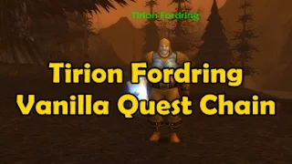 Tirion Fordring Vanilla Quest Chain