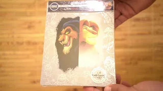 The lion king 4K blu ray Best Buy exclusive steelbook unboxing