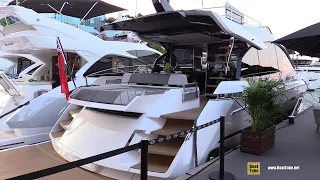 2022 Sunseeker 65 Sport Yacht - Walkaround Tour - 2021 Cannes Yachting Festival