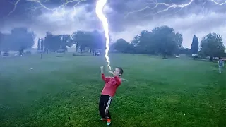 he thinks he can control lightning strike..