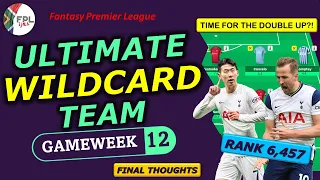 FPL GW12 THE BEST WILDCARD TEAM - Rank 6,457│Gameweek 12│Fantasy Premier League 2021/22 Tips